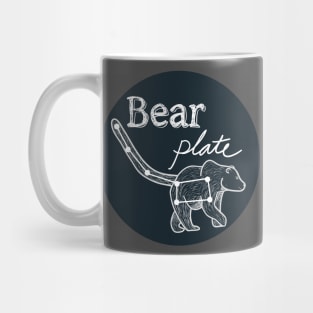 Round Bear Plate Mug